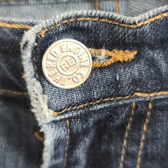 NWOT Red Engine flare midrise boho jeans - Picture 5 of 10